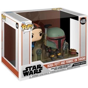 Star Wars: The Mandalorian - Boba Fett & Fennec Shand on Throne TV Moments Pop!